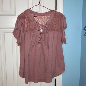 Cute short sleeve blouse
